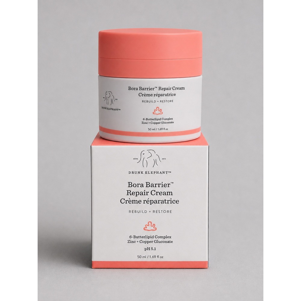 Drunk Elephant Bora Barrier Repair Cream 50ml 1.69oz Moisturizer New in Box